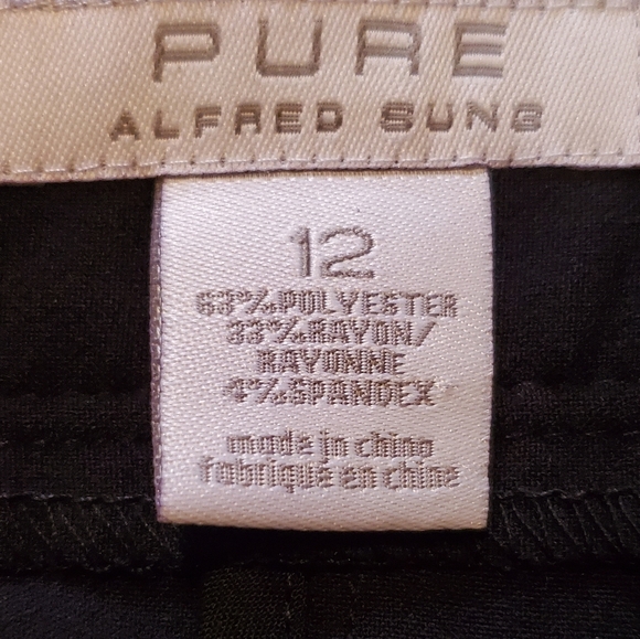 Black Alfred Sung Pencil Skirt - Picture 4 of 5